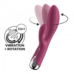 Вибратор Заек въртящ се Spinning Rabbit 1 red Вибратор Заек въртящ се Spinning Rabbit 1 red