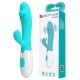 Pretty Love Snappy Green – Вибратор с клиторна и G-точкова стимулация Pretty Love Snappy Green – Вибратор с клиторна и G-точкова стимулация