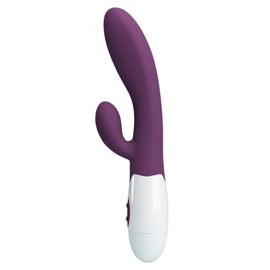 Гъвкав G-spot Вибратор Alvis Purple с клиторна стимулация с 30 вибрации Гъвкав G-spot Вибратор Alvis Purple с клиторна стимулация с 30 вибрации