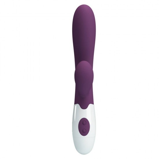 Гъвкав G-spot Вибратор Alvis Purple с клиторна стимулация с 30 вибрации Гъвкав G-spot Вибратор Alvis Purple с клиторна стимулация с 30 вибрации
