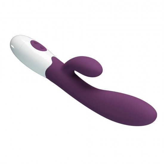 Гъвкав G-spot Вибратор Alvis Purple с клиторна стимулация с 30 вибрации Гъвкав G-spot Вибратор Alvis Purple с клиторна стимулация с 30 вибрации