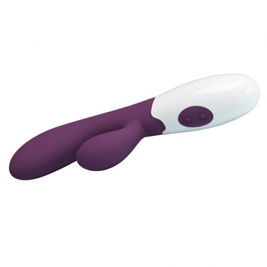 Гъвкав G-spot Вибратор Alvis Purple с клиторна стимулация с 30 вибрации Гъвкав G-spot Вибратор Alvis Purple с клиторна стимулация с 30 вибрации