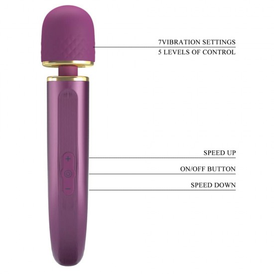 Pretty Love Colorful Massager Purple – Мощен вибриращ масажор Pretty Love Colorful Massager Purple – Мощен вибриращ масажор
