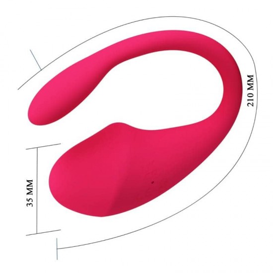 Вибриращо яйце Romance Thalia Vibro-bullet App Control, Силиконов презареждаем вибратор за жени, смартфон контрол