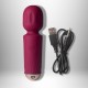 Презареждаем мини клиторен вибратор Mini Wand Azalea Red