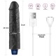 Голям Черен Пенис Вибратор 23см презареждаем - 9.5" REAL SOFTEE Rechargeable Vibrating Dildo Black
