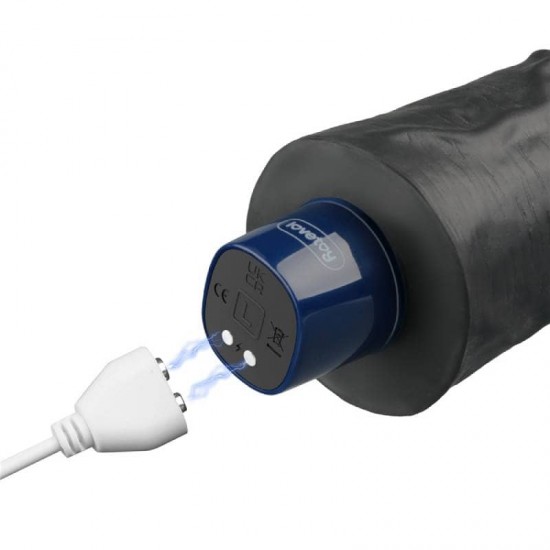 Голям Черен Пенис Вибратор 23см презареждаем - 9.5" REAL SOFTEE Rechargeable Vibrating Dildo Black Голям Черен Пенис Вибратор 23см презареждаем - 9.5" REAL SOFTEE Rechargeable Vibrating Dildo Black