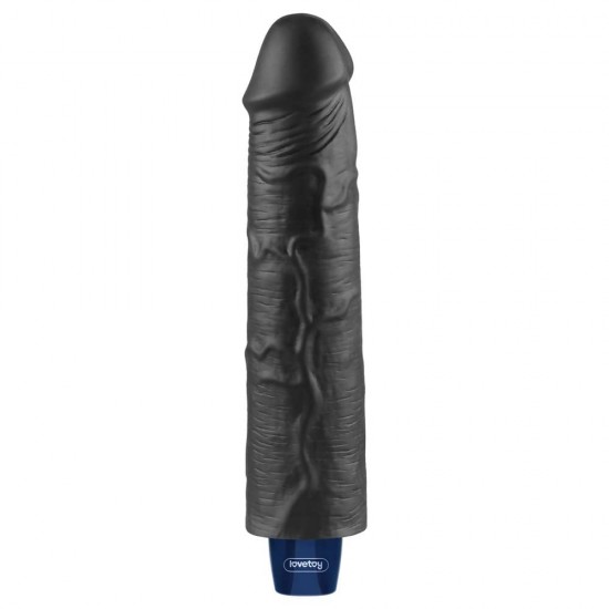Голям Черен Пенис Вибратор 23см презареждаем - 9.5" REAL SOFTEE Rechargeable Vibrating Dildo Black Голям Черен Пенис Вибратор 23см презареждаем - 9.5" REAL SOFTEE Rechargeable Vibrating Dildo Black