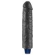 Голям Черен Пенис Вибратор 23см презареждаем - 9.5" REAL SOFTEE Rechargeable Vibrating Dildo Black