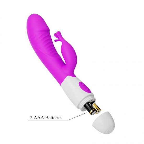 Двоен G-spot rabbit вибратор – Pretty Love Rasmussen Pink