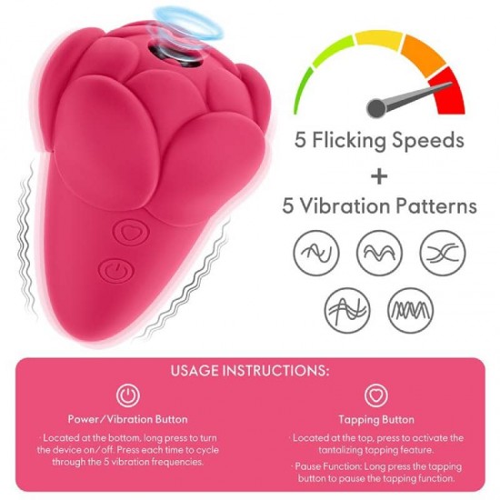 Езиче клиторен стимулатор с трептене, потупване и вибрации - Flicker Rechargeable Vibrator Езиче клиторен стимулатор с трептене, потупване и вибрации - Flicker Rechargeable Vibrator