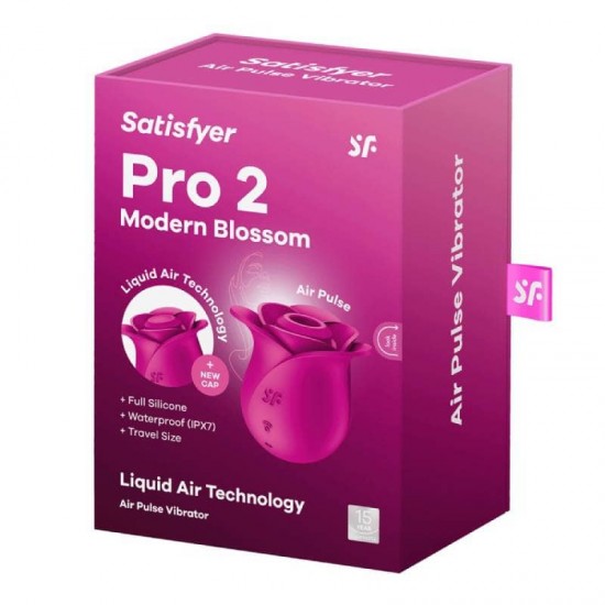 Вибратор клиторен стимулатор роза с въздушен импулс Air Pulse – Satisfyer Pro 2 Modern Blossom Вибратор клиторен стимулатор роза с въздушен импулс Air Pulse – Satisfyer Pro 2 Modern Blossom