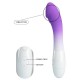 Силиконов вибратор с извивка и 30 режима - Pretty Love Elemental Purple/White