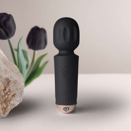 Компактен презареждаем мини вибратор масажор с 16 режима – Rechargeable Mini Wand - Black Tulip Компактен презареждаем мини вибратор масажор с 16 режима – Rechargeable Mini Wand - Black Tulip