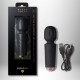 Компактен презареждаем мини вибратор масажор с 16 режима – Rechargeable Mini Wand - Black Tulip