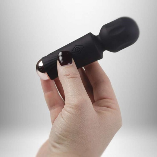 Компактен презареждаем мини вибратор масажор с 16 режима – Rechargeable Mini Wand - Black Tulip Компактен презареждаем мини вибратор масажор с 16 режима – Rechargeable Mini Wand - Black Tulip