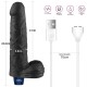 Презареждаем вибратор дилдо 22,6 см с 10 функции – Lovetoy 9" REAL SOFTEE Rechargeable Vibrating Dildo Black Презареждаем вибратор дилдо 22,6 см с 10 функции – Lovetoy 9" REAL SOFTEE Rechargeable Vibrating Dildo Black