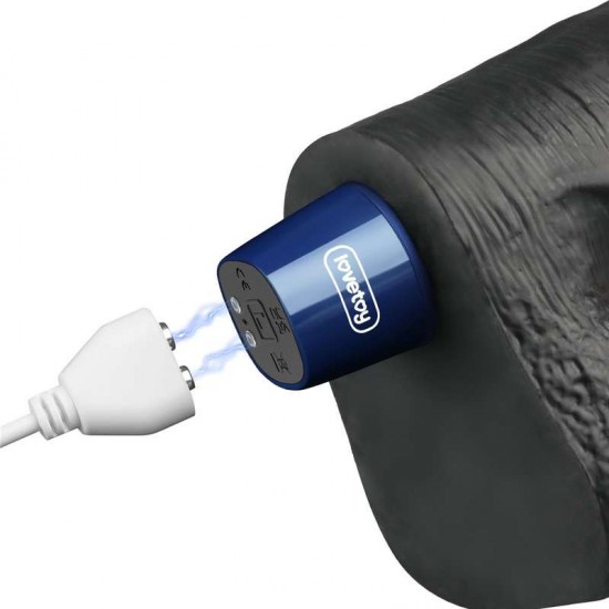 Дилдо вибратор голям 27 см с 10 функции – Lovetoy 10.5" REAL SOFTEE Rechargeable Vibrating Dildo Black