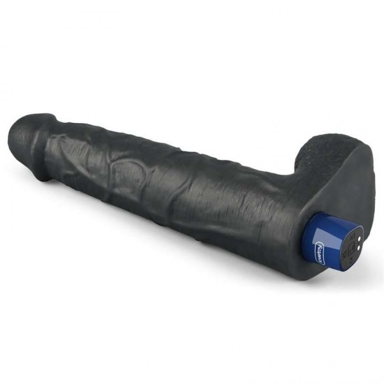 Дилдо вибратор голям 27 см с 10 функции – Lovetoy 10.5" REAL SOFTEE Rechargeable Vibrating Dildo Black