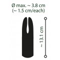 Вибратор Luxurious Split Tip Vibrator Emerald Love