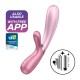 Вибратор за Жени Hot Lover Vibrator Pink/Dark Pink