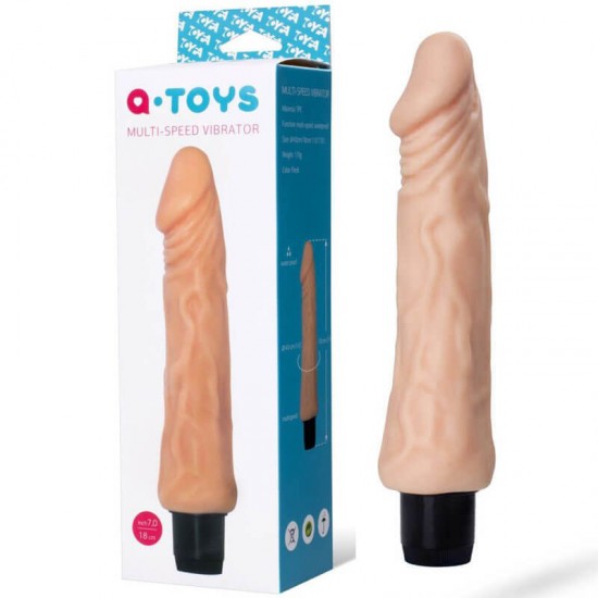 Вибратор Play 20см Toyfa Multi Speed Sex Vibrator за Женски Оргазъм