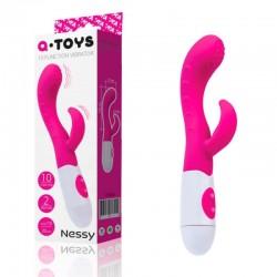 Вибратор Toyfa A-Toys Nessy с клитор масажор 