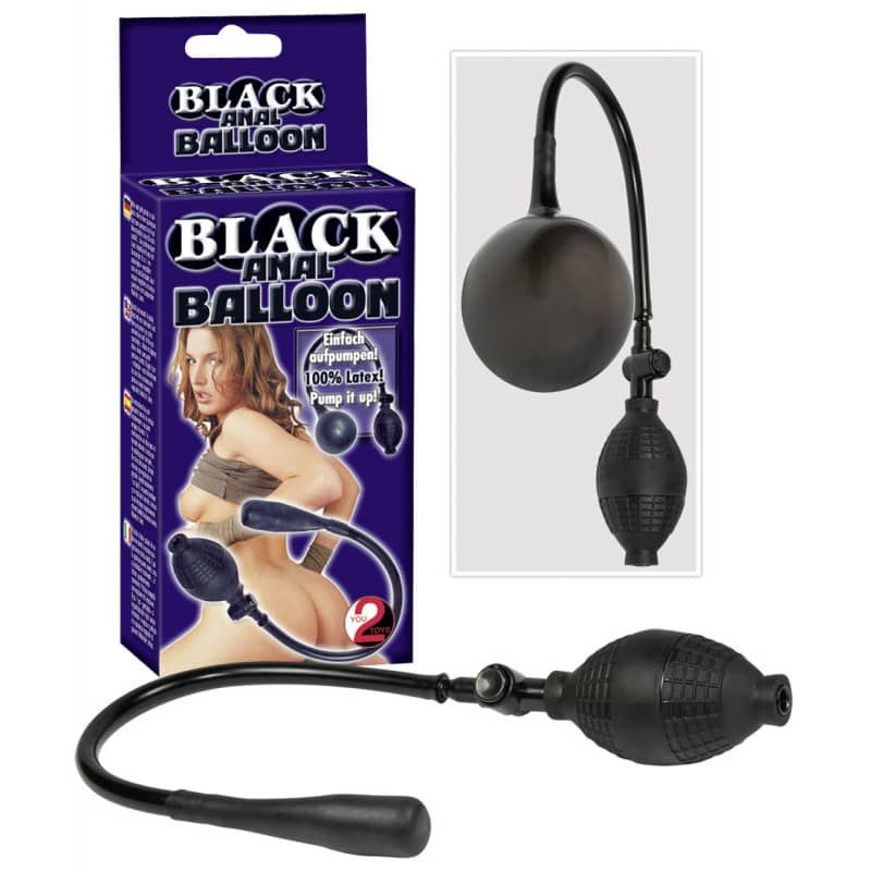 Анален балон разширител с помпа Black Anal Balloon Pump it up код: 2355 цена с дискретна доставка от Секс Шоп Еротика