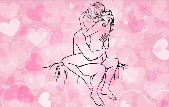 Споделете сърцето си - секс пози, свети валентин, секс поза