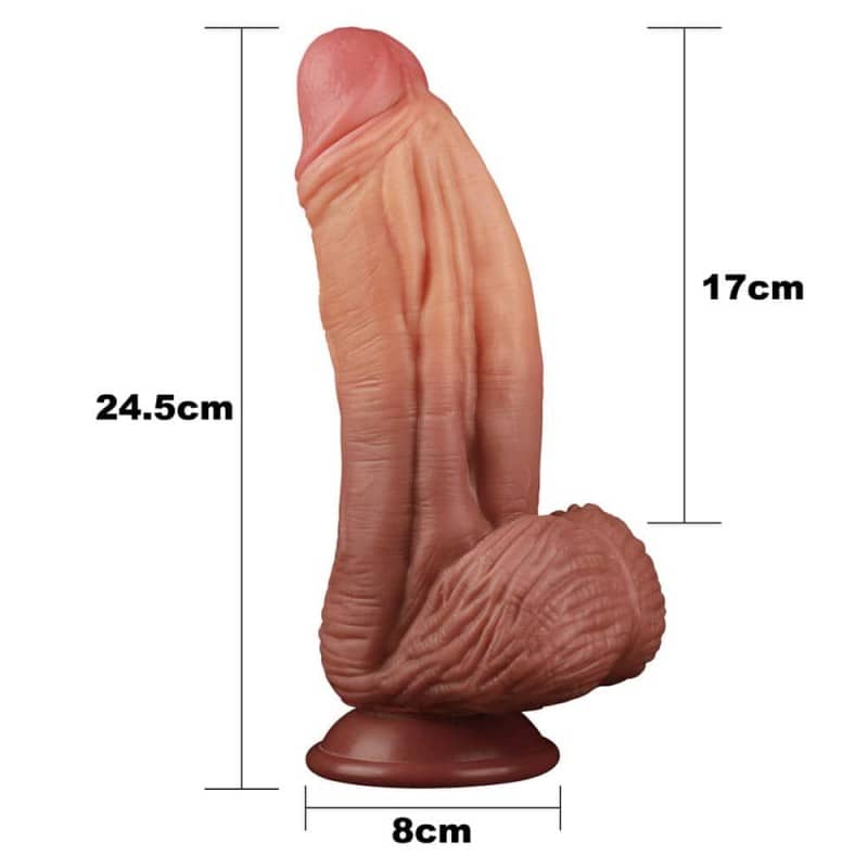 олямо Дилдо Силикон 24см Nature Cock 10 инча Dual-Layered Silicone Soft Outer OMG King Sized Lifetime Pleasure код: 2357 цена с дискретна и безплатна доставка от Секс Шоп Еротика