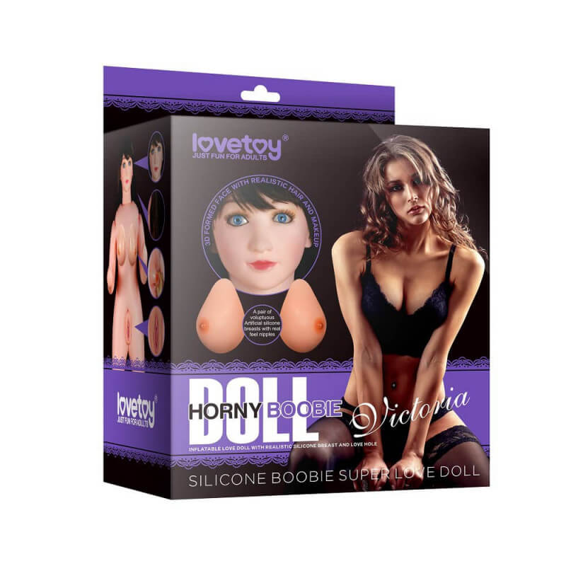 Надуваема Секс Кукла със силиконови гърди Horny Silicone Boobie Super Love Doll 1 код: 2432 цена с дискретна доставка онлайн от Sex Shop Erotika