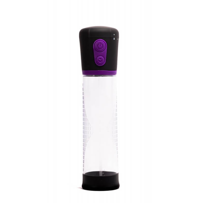 Автоматична помпа за пенис на батерии Purple Automatic Men PowerUp код: 2211 цена с дискретна доставка и опаковка от Секс Шоп Еротика