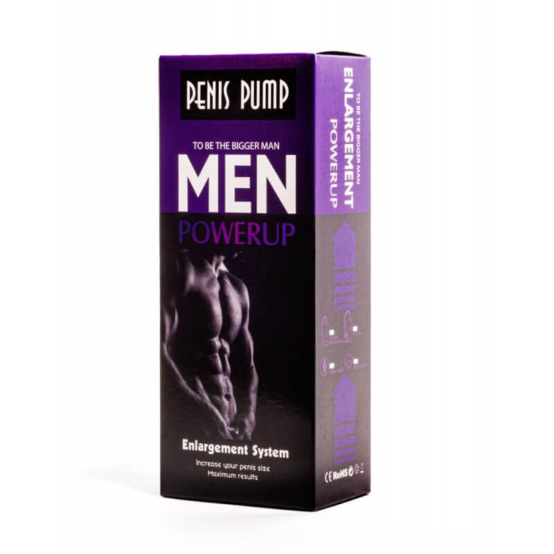 Помпа за уголемяване на пенис и ерекция Manual Penis Pump Men PowerUP Enlargment System код: 2183 цена с дискретна доставка и опаковка от Секс Шоп Еротика