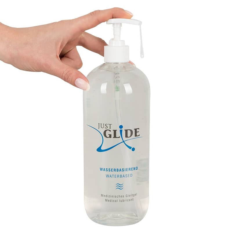 Лубрикант голяма туба 1 литър на водна основа JUST GLIDE Waterbased код: 5147 онлайн цена дискретно от Секс Магазин Еротика