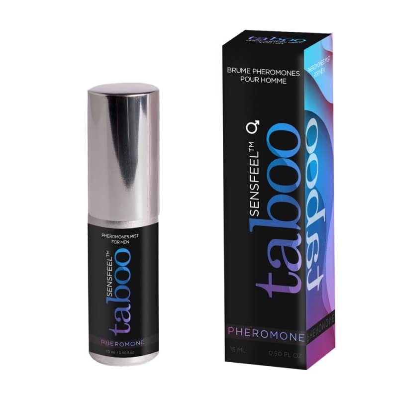 Спрей с феромони за мъже без аромат за привличане на жени TABOO PHEROMONE FOR HIM 15ml код: 2606 онлайн цена дискретно от Sex Shop Erotika