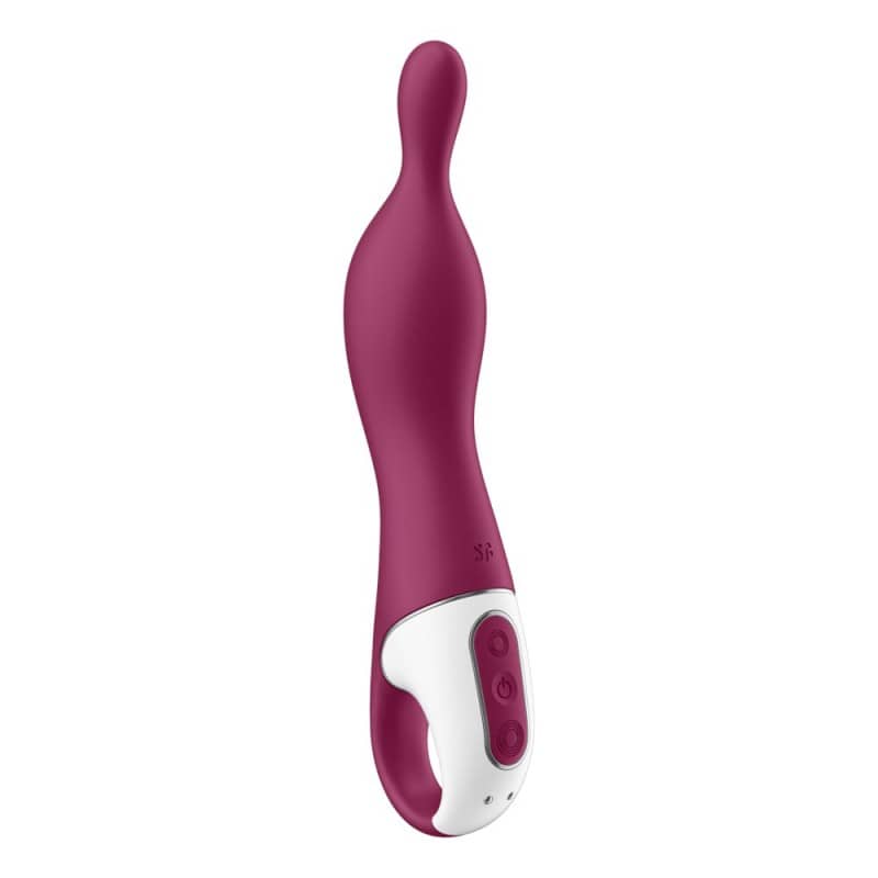 Вибратор A-spot Satisfyer A-Mazing 1 за дълбока стимулация на А-точката - ерогенната зона между G-точката и шийката на матката код: 2469 цена с дискретна доставка онлайн от Sex Shop Erotika