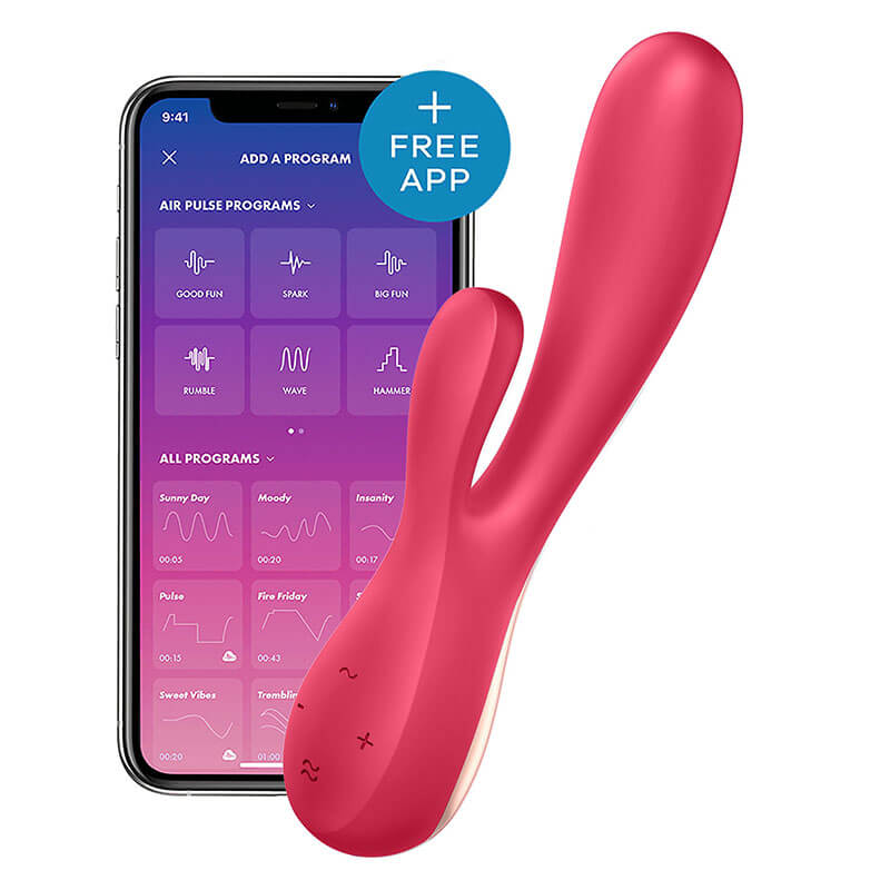 Вибратор с приложение за телефон Apple и Android - Mono Flex Satisfyer | 