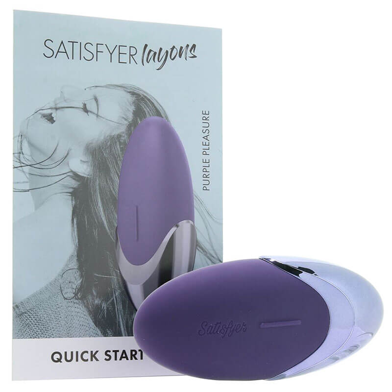 Satisfyer Layons Purple Pleasure Секси Клиторен Вибратор за жени код: 2052 цена с дискретна доставка от Секс Шоп Еротика