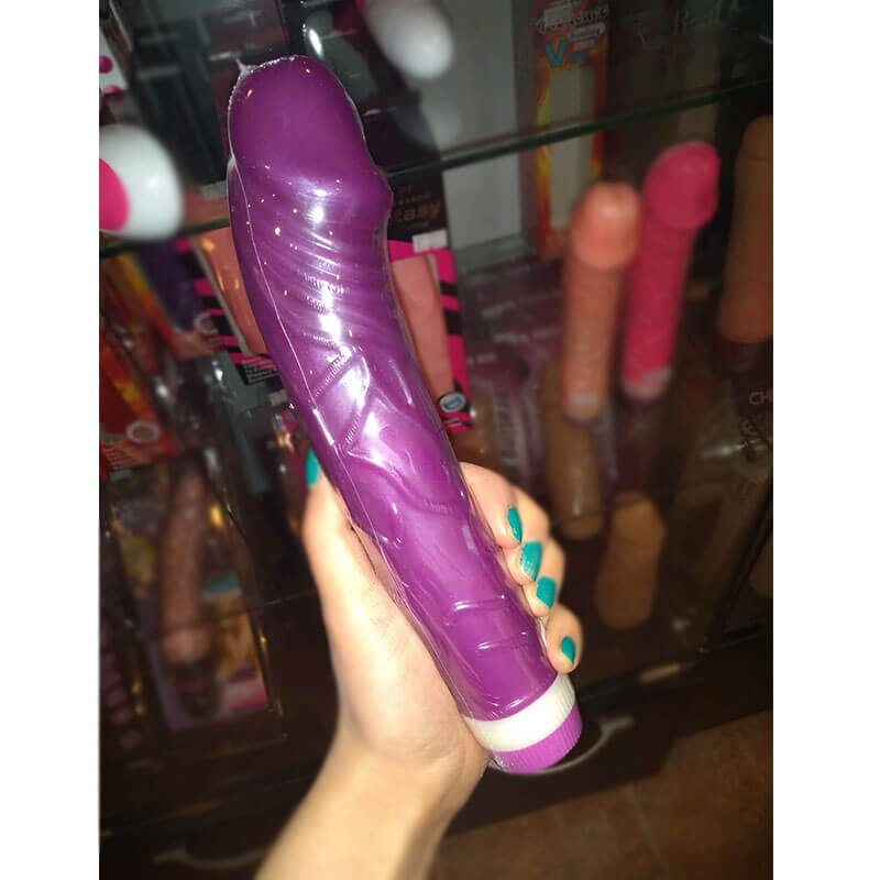 Лилав вибратор Dirty Purple Vibrator | Секс вибратор за жени от Sex Shop Erotika супер оригинален подарък за жена на ниска цена