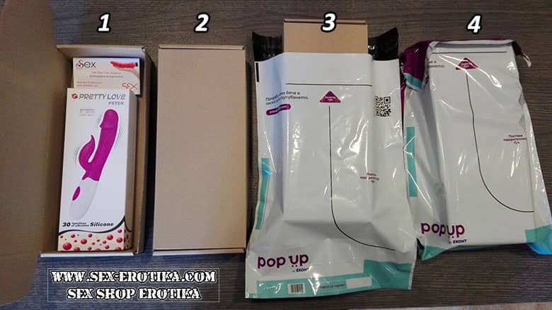 Дискретна доставка и опаковка на пратки от Секс Шоп Еротика